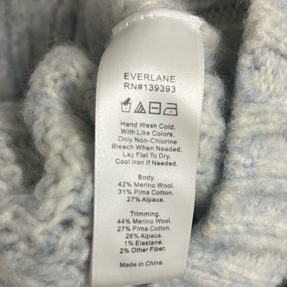 whiteheron Everlane cloud fisherman knit cardigan - Picture 6 of 8